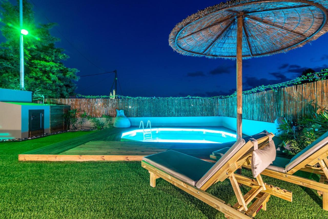 Cozy House With Pool Near Beach Gazi Luaran gambar